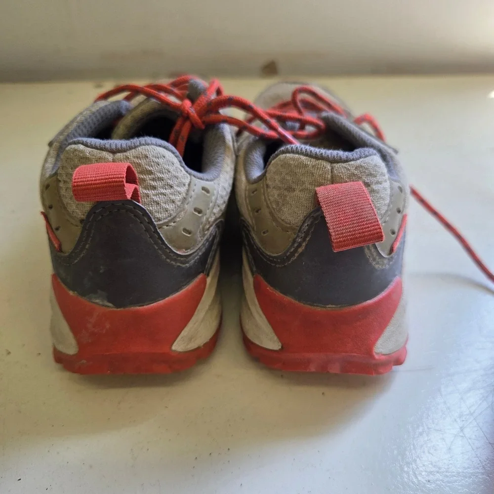 Merrell Moab Speed Low Waterproof Kids Hiking Shoes Grey Green Red MK267550 4M